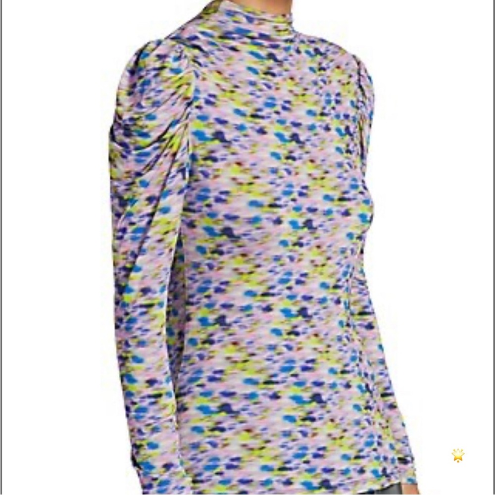 SIZE M TANYA TAYLOR ADONICA MULTICOLOR LONG SLEEVE - Picture 1 of 12